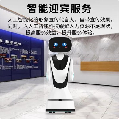 穿山甲小鱼迎宾机器人展览馆酒店接待出租商用智能机器人
