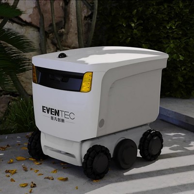 路宝室内外配送物流运输机器人送餐送物运货无人驾驶智能搬运车图3