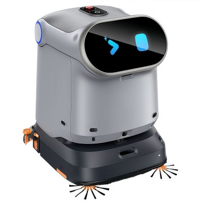 擎朗C40商用清洁机器人全自动扫洗吸推可上电梯工业清洁机器人图5