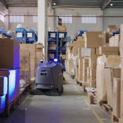 高仙室外扫地机器人全自动Ai巡检清扫工厂车间仓库工业扫地机器人图2