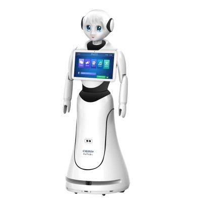 售楼部商场智能迎宾接待服务机器人 语音讲解远程导览服务机器人图4