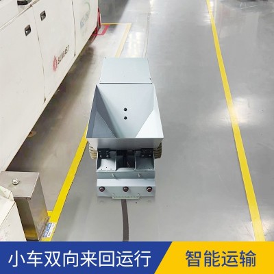 AGV小车智能搬运翻斗车 磁条导航车自动周转寻迹车物流承载机器人图2