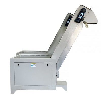 爬坡输送流水线物料提升机上料机车床数控链板排屑输送机装卸货图5