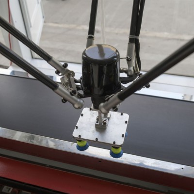 并联机器人机械手蜘蛛手自动分拣理料辣条薯条糖果装箱食品后道图3