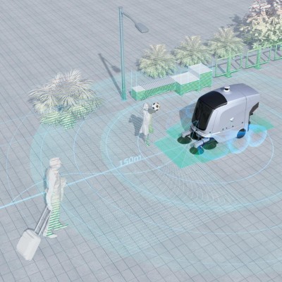 智能扫地机器人道路学校工业室外大型清洁机器人无人扫路车瑞坦图2