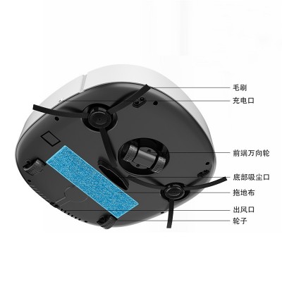 新品智能扫地机器人三合一扫地机大吸力吸尘器拖地家用小家电usb图4