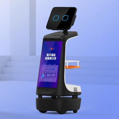 洛必德智能迎宾机器人工厂电子厂配送语音对话引*领讲解自主乘梯图2