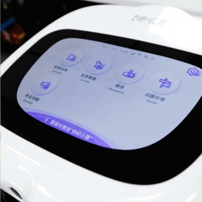 洛必德酒店智能服务机器人工厂，电子厂配送自动乘梯 迎宾带路 外图4