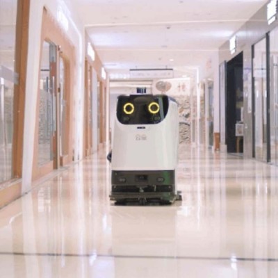 云象T3无人洗地机加水放水充电全自动拖地机工厂物业保洁拖地机全图2