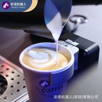 全自动现磨咖啡售卖机 无人咖啡售卖吧台 商用机器人自动操作图3