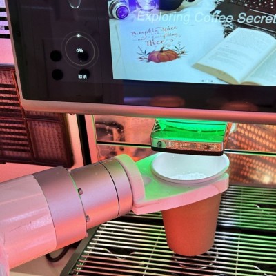 厂家直销 全自动机器人咖啡机 冷热可选 机械臂手臂自动制作咖啡图4