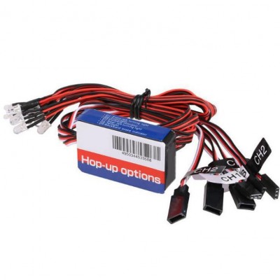 田宫车灯 智能模型联动灯 12灯遥控车灯 模型爆闪灯图2