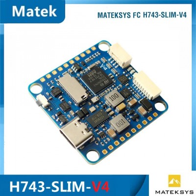 MATEKSYS 正版 H743 SLIM V4 FC Matek H743 SLIM V4飞控