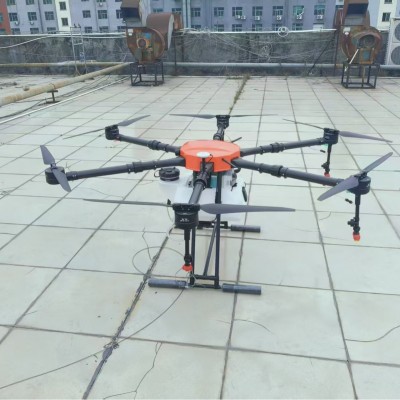 六轴16L农用打药机 电动多旋翼喷洒农药喷洒植保无人机喷雾机