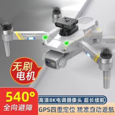 跨境新款带屏液晶遥控器带GPS无刷无人机自动返航8K高清航拍玩具图2