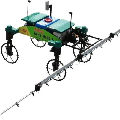 全自动遥控大田打药机 四轮无人驾驶植保机 大棚草莓喷药车甩肥机图5
