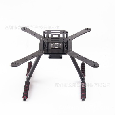 龙翔Q380/Q350四旋翼多轴8/9/10寸无人机机架碳纤维开源机架耐摔图2