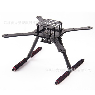 龙翔Q380/Q350四旋翼多轴8/9/10寸无人机机架碳纤维开源机架耐摔