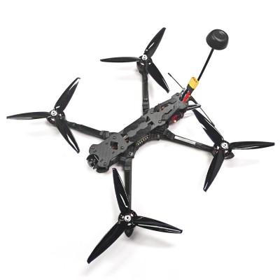 7寸FPV穿越机5.8G3W图传载重1.5KG航程8KM航模竞 速碳纤维无人机图4