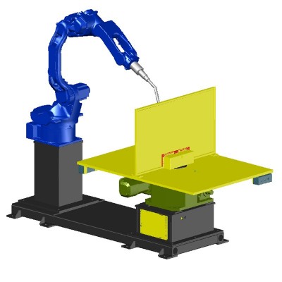 L型变位机全自动化法兰水平回转台三轴轻型稳定图5