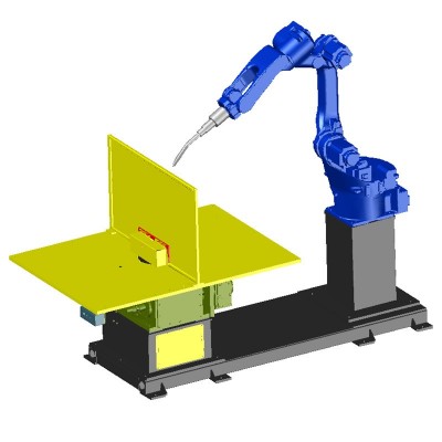 L型变位机全自动化法兰水平回转台三轴轻型稳定
