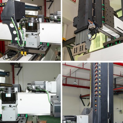 轻型全开放式牛头机械手 卧式注塑机用上下料机械手图4