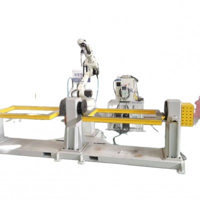 二保焊焊接机器人工作站配焊房变位机双机器人图5