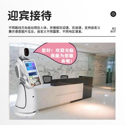 迎宾讲解机器人接待引领无轨运行语音控制人脸识别图2