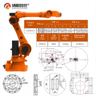 全自动喷漆工业机器人五金配件表面喷漆协作机器人机械臂图5