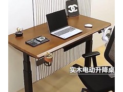 实木电动升降桌智能电脑桌 (168播放)