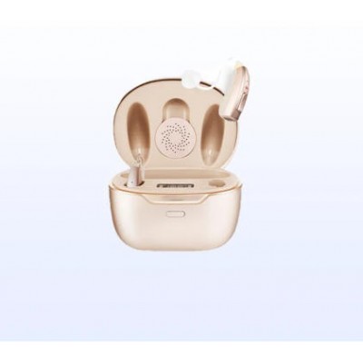 科大讯飞耳背式智能助听器星河版 老年人重度耳聋耳背高增益64通道耳挂式 【星河版-双耳】【70分贝高增益64通道】