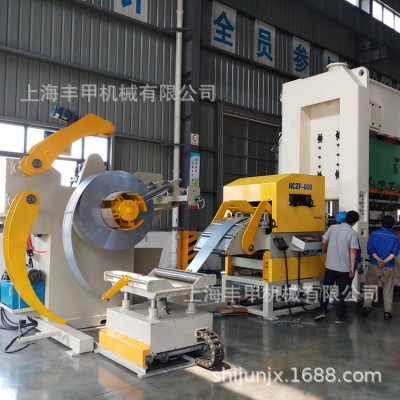 江浙沪新能源铝壳三合一数控送料机 厚板剪板机三合一自动送料机图2