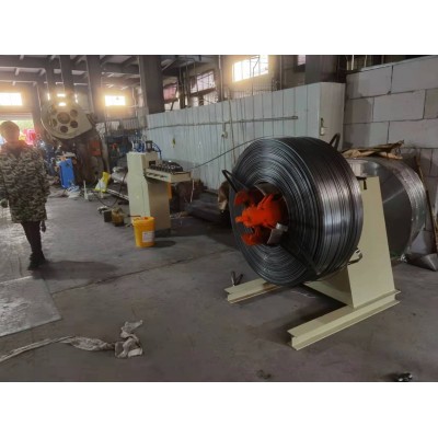 卷料拉丝收放卷机，拉丝矫直整平，重型收料架 MT系列图3