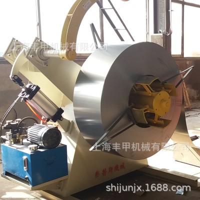 出口丰甲收卷机材料架 厨具冲床纠偏收料机 点线机 拉丝收放卷机图3