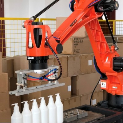 实力工厂各类医药食品机器人自动装箱纸盒瓶子装箱机器人
