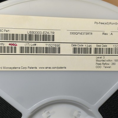 原装正品 USB3300-EZK-TR QFN-32 USB 2.0物理层收发器(PHY)芯片图3