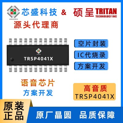 台湾硕呈原厂TRSP4041B语音芯片电子语音播报芯片一串口FLASH型IC图4