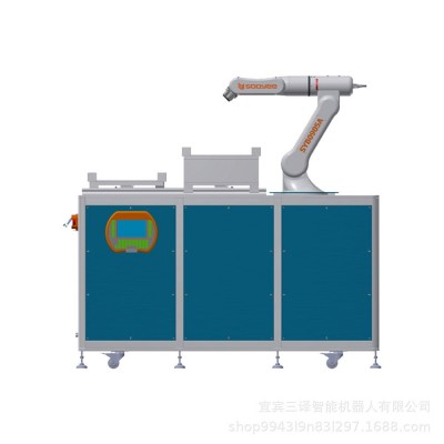 六轴机器人机械手机械臂+料盘工业机器人机床上下料图5