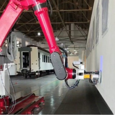 DFC力控系统高铁车身自动打磨机械臂柔性打磨抛光机器人打磨设备图2