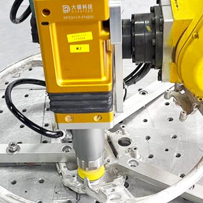 大儒科技汽车部件尾翼打磨天窗去焊缝DFC力控系统智能自动机器人图2