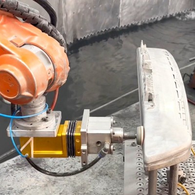 大儒科技汽车部件尾翼打磨天窗去焊缝DFC力控系统智能自动机器人图4