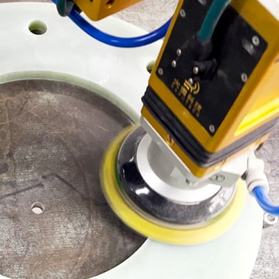 DFC力控系统金属背板抛光打磨盖板表面除锈生产焊缝机器人多关节图2