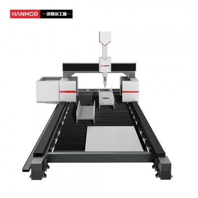 型钢切割H型钢五轴激光切割机工字钢槽钢角钢大型金属钢结构切割图5