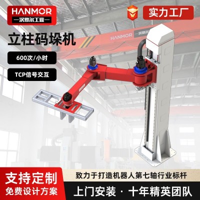 厂家供应码垛机立柱式旋转吊臂机器人自动码垛机立柱码垛机器人图4