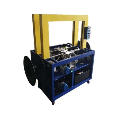 源头工厂PP带热熔纸箱困扎机快递包装机回卷器厂家电动侧式全自动图4