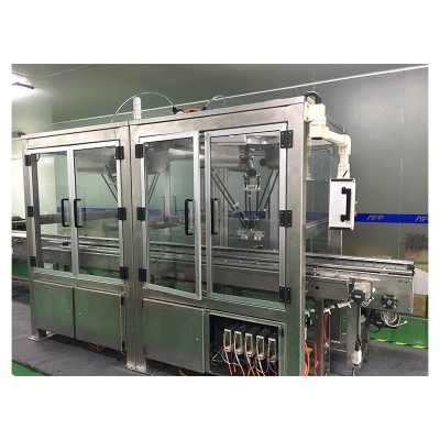 批发全自动月饼包装机 月饼盒式包装机 自动装托机器人 工厂定制图5