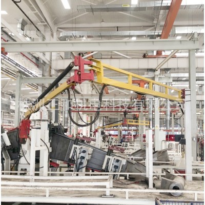 送丝机悬臂 单臂式焊接吸尘臂灵活变位 焊机操作空间臂厂家直销图3