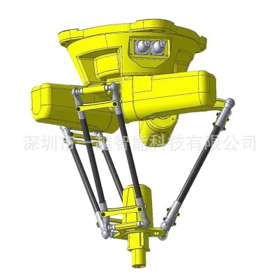厂家直销新款精密迷你型并联机器人高速分拣蜘蛛手自动装箱机械臂图5