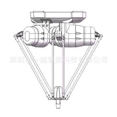10年专注工业并联机器人新高速分拣蜘蛛手性能稳定简单易用机械臂图5