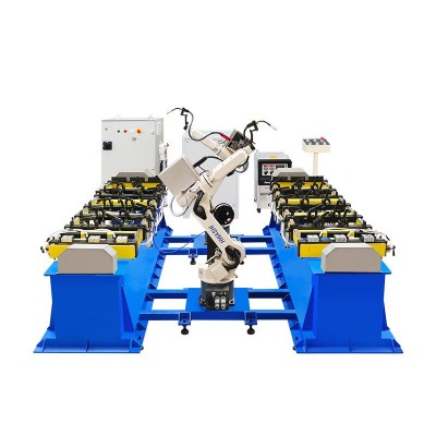 厂家定制仓储货架横梁自动焊接机器人变位机6轴二保焊工业机械臂图5